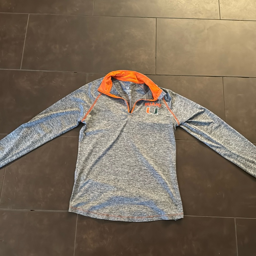 U Miami crew neck